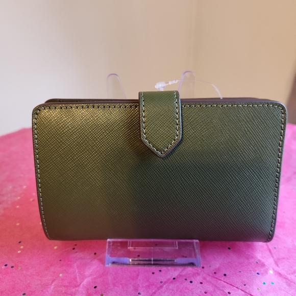 Kate Spade Olive Green Knott Bonsai Pebbled Leather Mini Satchel  5Pc Set NWT - Picture 13 of 14